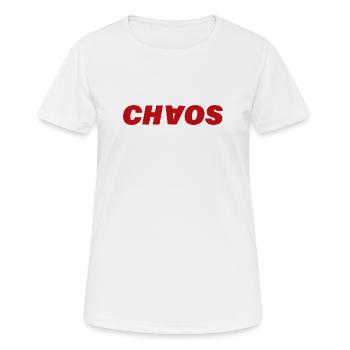 Chaos - Women's Breathable T-Shirt - white - Front - AI Model Female 172 dark (172cm)