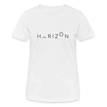 Horizon - T-shirt respirant Femme - blanc - Devant - AI Model Female 172 dark (172cm)