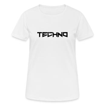 Techno - T-shirt respirant Femme - blanc - Devant - AI Model Female 172 dark (172cm)
