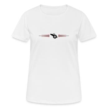 Whistle Whistle Line - Women's Breathable T-Shirt - white - Front - AI Model Female 172 dark (172cm)
