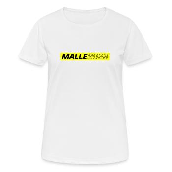 Malle 2026 - Women's Breathable T-Shirt - white - Front - AI Model Female 172 dark (172cm)