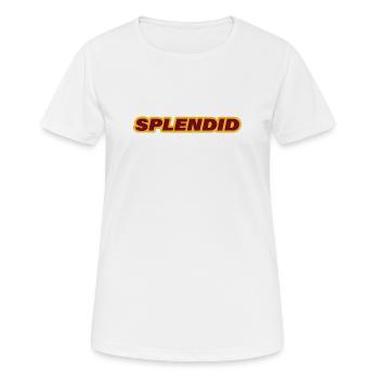 SPLENDID - Frauen T-Shirt atmungsaktiv - Weiß - Vorne - AI Model Female 172 dark (172cm)