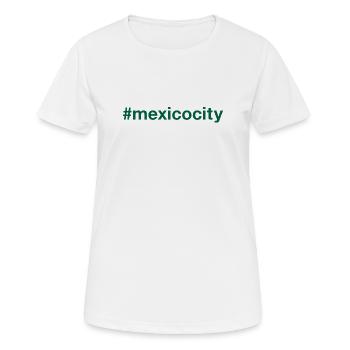Hashtag de Mexico - T-shirt respirant Femme - blanc - Devant - AI Model Female 172 dark (172cm)
