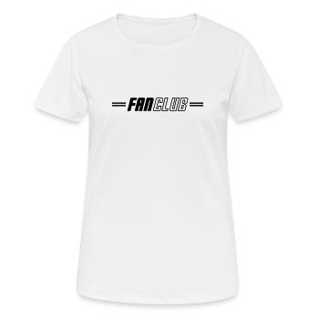 Fan Club Verein - Frauen T-Shirt atmungsaktiv - Weiß - Vorne - AI Model Female 172 dark (172cm)