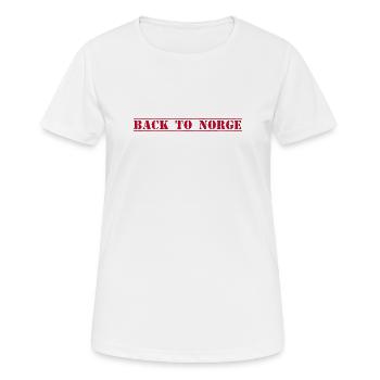 Norvège Norvège Norvège - T-shirt respirant Femme - blanc - Devant - AI Model Female 172 dark (172cm)