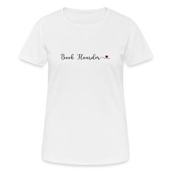 Collectionneur de livres - T-shirt respirant Femme - blanc - Devant - AI Model Female 172 dark (172cm)