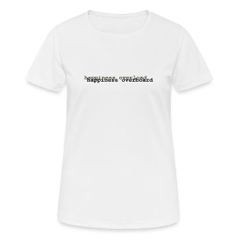 Parler de sentiments 4 - T-shirt respirant Femme - blanc - Devant - AI Model Female 172 dark (172cm)