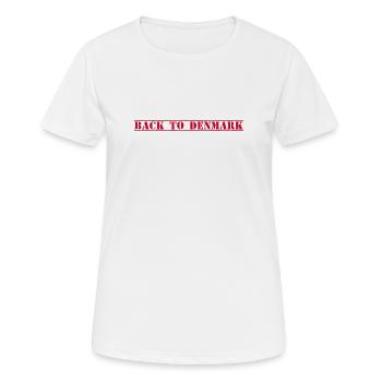 Danemark Dänemark - T-shirt respirant Femme - blanc - Devant - AI Model Female 172 dark (172cm)
