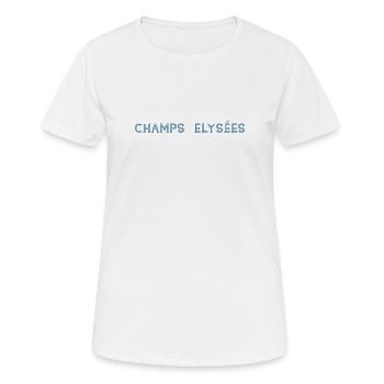 ChampsElysees - T-shirt respirant Femme - blanc - Devant - AI Model Female 172 dark (172cm)