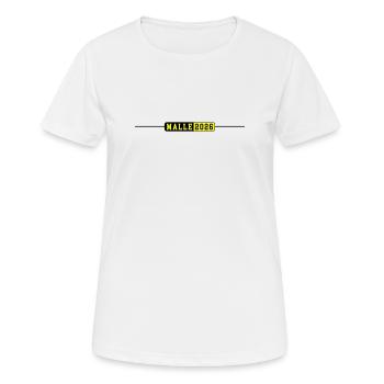 Malle 2026 - Women's Breathable T-Shirt - white - Front - AI Model Female 172 dark (172cm)