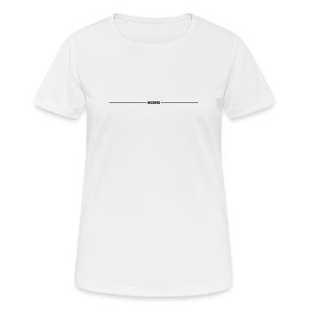 2026 Strich - Frauen T-Shirt atmungsaktiv - Weiß - Vorne - AI Model Female 172 dark (172cm)