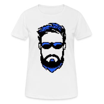 Beard Wearer Masculinity Beard Goat's Beard - Women's Breathable T-Shirt - white - Front - AI Model Female 172 dark (172cm)