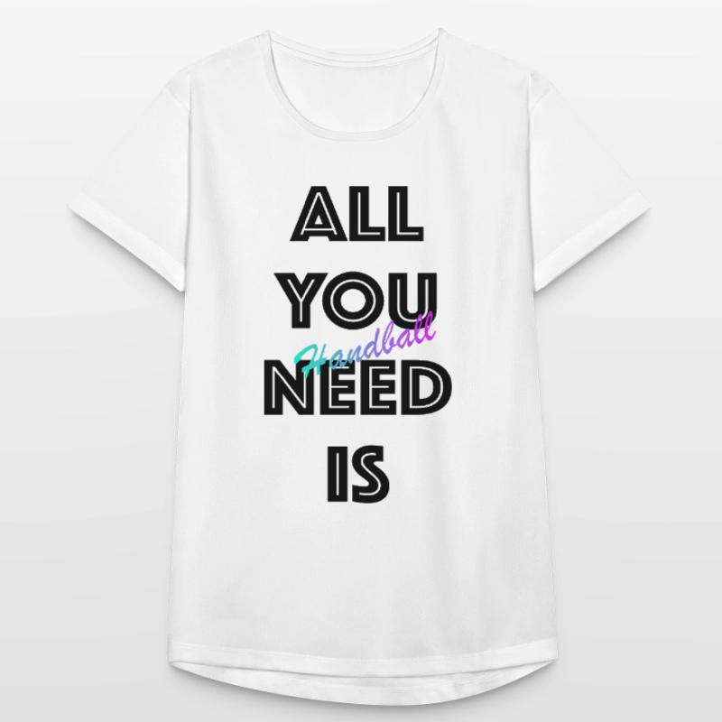 Handball Gradient Script T-shirt respirant Femme