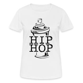 Hip Hop Graffiti Spray Can Spray Can Sprayer icon - Women's Breathable T-Shirt - white - Front - AI Model Female 172 dark (172cm)