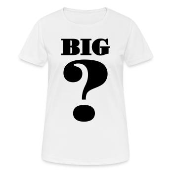 Großes Fragezeichen - Frauen T-Shirt atmungsaktiv - Weiß - Vorne - AI Model Female 172 dark (172cm)