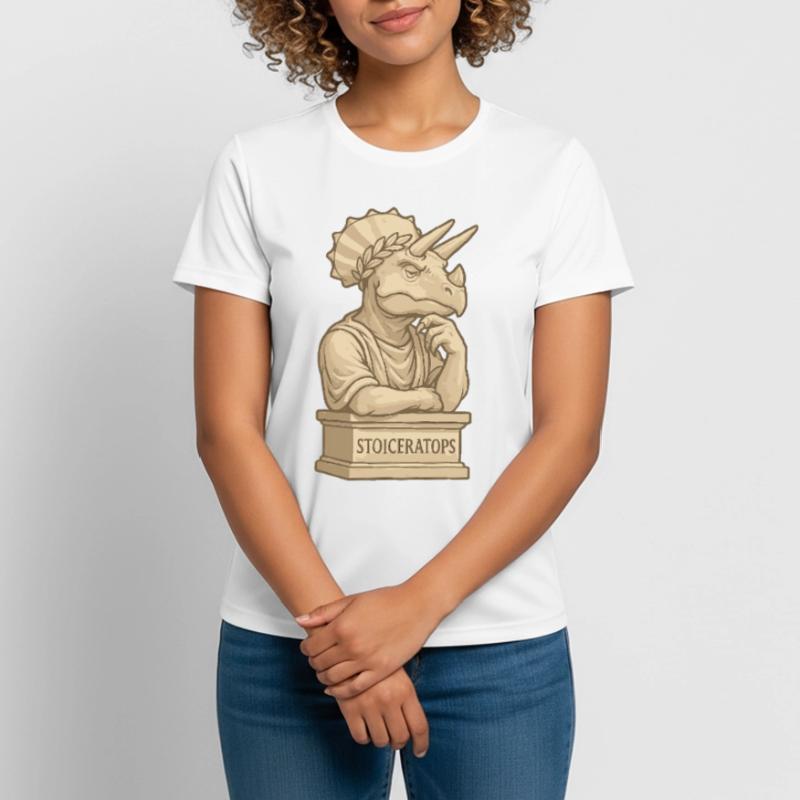 Stoiceratops Frauen T-Shirt atmungsaktiv