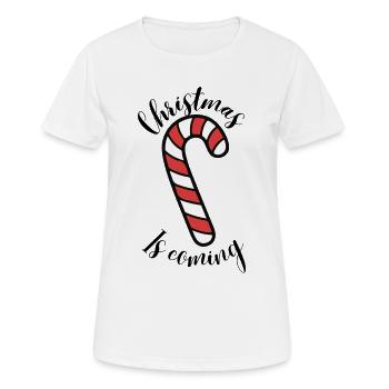 Illustration des cannes d’orge d’orge - T-shirt respirant Femme - blanc - Devant - AI Model Female 172 dark (172cm)