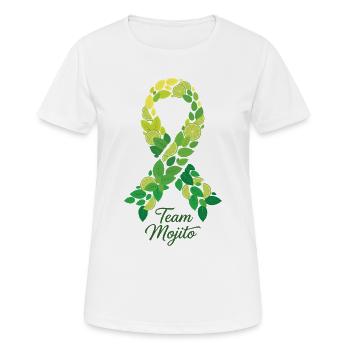 Hen Party Team Mojito Cocktail Bartender - Frauen T-Shirt atmungsaktiv - Weiß - Vorne - AI Model Female 172 dark (172cm)