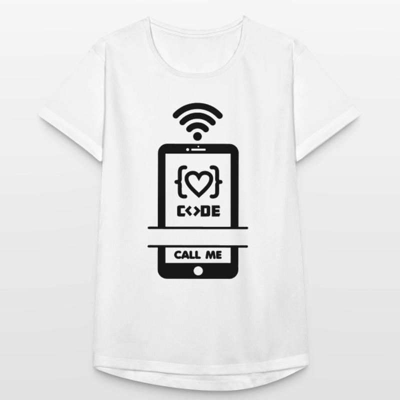 Codist Call me phone code heart Women's Breathable T-Shirt