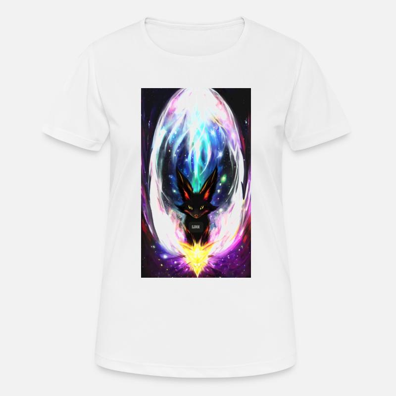 Lightning Wolf - Women's Breathable T-Shirt - white