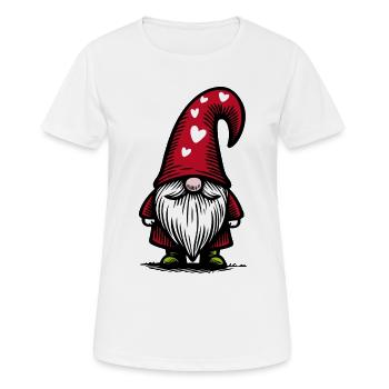 Gnome James - T-shirt respirant Femme - blanc - Devant - AI Model Female 172 dark (172cm)