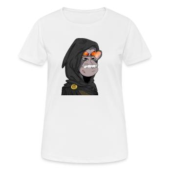 Ape Glow Eyes - Women's Breathable T-Shirt - white - Front - AI Model Female 172 dark (172cm)
