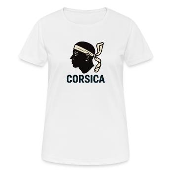 Modernes Korsika - Frauen T-Shirt atmungsaktiv - Weiß - Vorne - AI Model Female 172 dark (172cm)