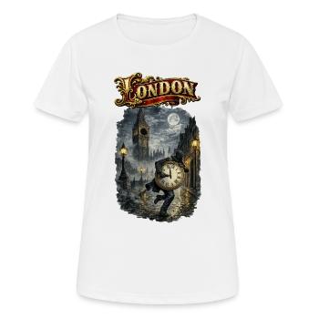 London with Big Ben - Women's Breathable T-Shirt - white - Front - AI Model Female 172 dark (172cm)