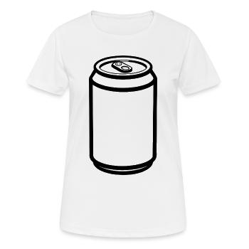 Soda can - Women's Breathable T-Shirt - white - Front - AI Model Female 172 dark (172cm)