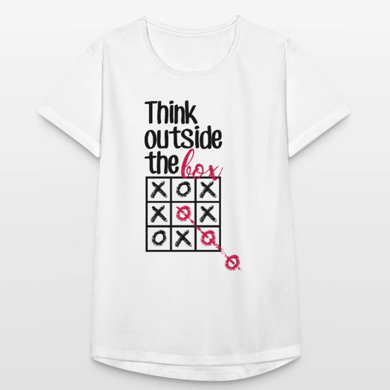 Pink Box Chain Script Women's Breathable T-Shirt