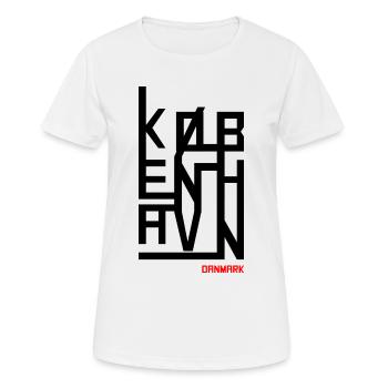 København Danmark Design moderne - T-shirt respirant Femme - blanc - Devant - AI Model Female 172 dark (172cm)