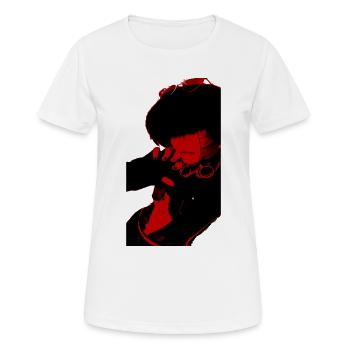 Noir - T-shirt respirant Femme - blanc - Devant - AI Model Female 172 dark (172cm)