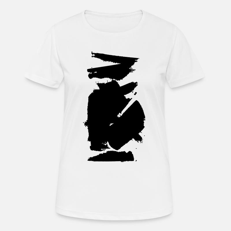Paint wiper blob - Women's Breathable T-Shirt - white