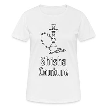 Shisha Couture - T-shirt respirant Femme - blanc - Devant - AI Model Female 172 dark (172cm)