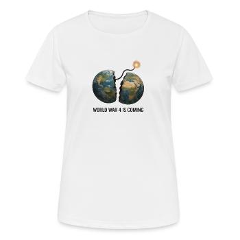 Cracked Earth Fuse: Global Clash - Women's Breathable T-Shirt - white - Front - AI Model Female 172 dark (172cm)