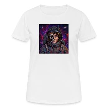 Dead in Space - Frauen T-Shirt atmungsaktiv - Weiß - Vorne - AI Model Female 172 dark (172cm)