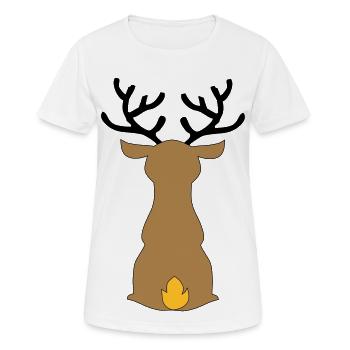 Christmas - Women's Breathable T-Shirt - white - Front - AI Model Female 172 dark (172cm)