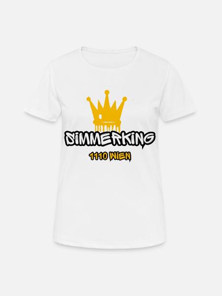 Simmeringer SIMMERKING! - Women's Breathable T-Shirt - white