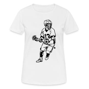Lacrosse - T-shirt respirant Femme - blanc - Devant - AI Model Female 172 dark (172cm)