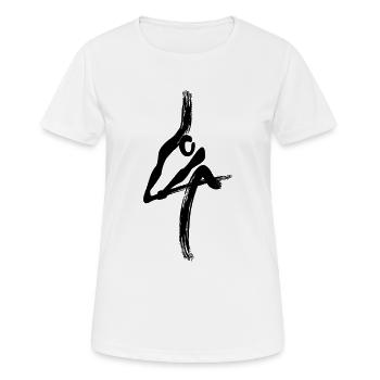 Stroke - Women's Breathable T-Shirt - white - Front - AI Model Female 172 dark (172cm)