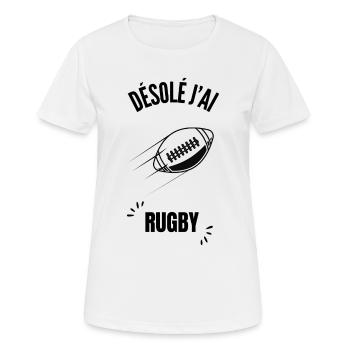 Outline Football Chart - Women's Breathable T-Shirt - white - Front - AI Model Female 172 dark (172cm)