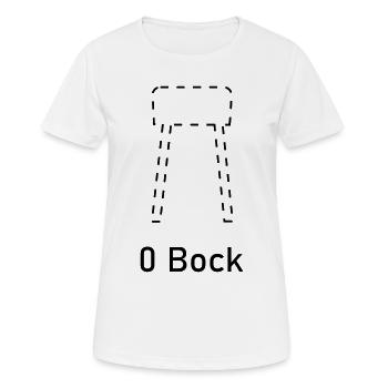 Null Bock Sport - Frauen T-Shirt atmungsaktiv - Weiß - Vorne - AI Model Female 172 dark (172cm)