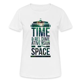 TARDIS - Women's Breathable T-Shirt - white - Front - AI Model Female 172 dark (172cm)