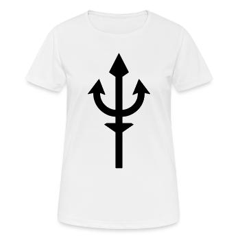 harpon - T-shirt respirant Femme - blanc - Devant - AI Model Female 172 dark (172cm)