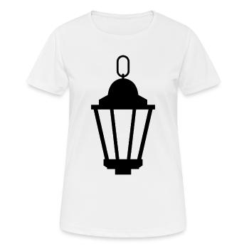 Laterne - Frauen T-Shirt atmungsaktiv - Weiß - Vorne - AI Model Female 172 dark (172cm)