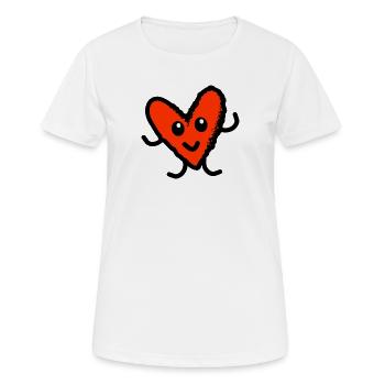 VIELEN DANK. GELIEBTE. MEISTER. DANKE HERRIN - Frauen T-Shirt atmungsaktiv - Weiß - Vorne - AI Model Female 172 dark (172cm)