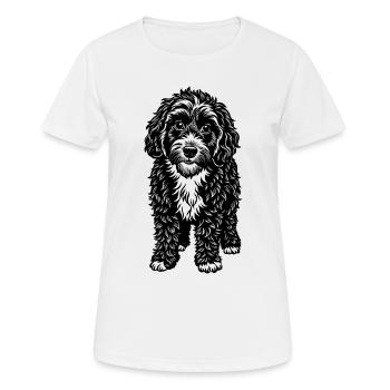 Cockapoo - Women's Breathable T-Shirt - white - Front - AI Model Female 172 dark (172cm)