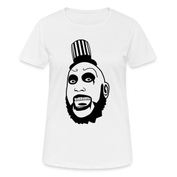 Clown Captain Spauldings - Frauen T-Shirt atmungsaktiv - Weiß - Vorne - AI Model Female 172 dark (172cm)