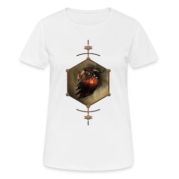 Stunning creepy skeleton - Women's Breathable T-Shirt - white - Front - AI Model Female 172 dark (172cm)