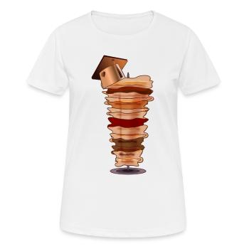 ÉTUDES DE FIN D’ÉTUDES À DÖNER KEBAB - T-shirt respirant Femme - blanc - Devant - AI Model Female 172 dark (172cm)